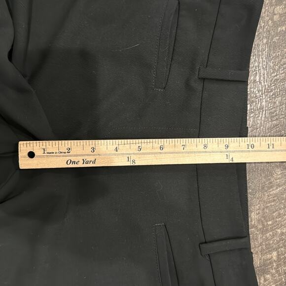 Trina Turk Women's Textured Wide Leg Trouser Pants Black Size 6 - Picture 4 of 7